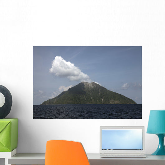 Batu Tara Volcano Komba Wall Decal