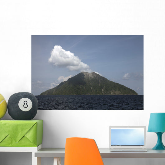 Batu Tara Volcano Komba Wall Decal