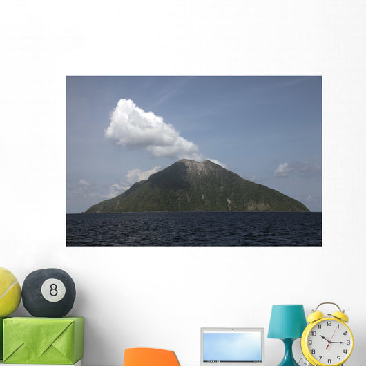 Batu Tara Volcano Komba Wall Decal
