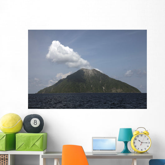 Batu Tara Volcano Komba Wall Decal