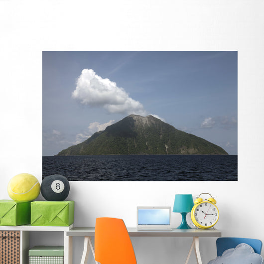 Batu Tara Volcano Komba Wall Decal