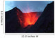 Strombolian Type Eruption Batu Wall Decal Design 16