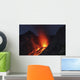Strombolian Type Eruption Batu Wall Decal Design 15