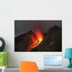 Strombolian Type Eruption Batu Wall Decal Design 14