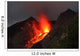 Strombolian Type Eruption Batu Wall Decal Design 14
