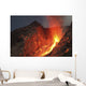 Strombolian Type Eruption Batu Wall Decal Design 13