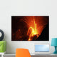 Strombolian Type Eruption Batu Wall Decal Design 12