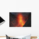 Strombolian Type Eruption Batu Wall Decal Design 11