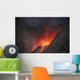 Strombolian Type Eruption Batu Wall Decal Design 10