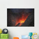 Strombolian Type Eruption Batu Wall Decal Design 10