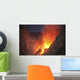 Strombolian Type Eruption Batu Wall Decal Design 9