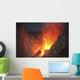Strombolian Type Eruption Batu Wall Decal Design 9