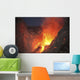 Strombolian Type Eruption Batu Wall Decal Design 9