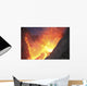 Strombolian Type Eruption Batu Wall Decal Design 8