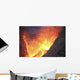 Strombolian Type Eruption Batu Wall Decal Design 8