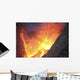 Strombolian Type Eruption Batu Wall Decal Design 8