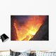 Strombolian Type Eruption Batu Wall Decal Design 8