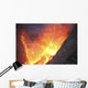 Strombolian Type Eruption Batu Wall Decal Design 8