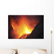 Strombolian Type Eruption Batu Wall Decal Design 7