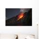 Strombolian Type Eruption Batu Wall Decal Design 6