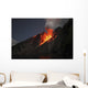 Strombolian Type Eruption Batu Wall Decal Design 6