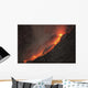 Extrusion Lava Glowing Rockfalls Wall Decal