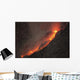 Extrusion Lava Glowing Rockfalls Wall Decal