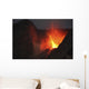Strombolian Type Eruption Batu Wall Decal Design 5