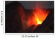 Strombolian Type Eruption Batu Wall Decal Design 5