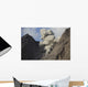Ash Cloud Rises from Wall Decal Design 12