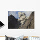Ash Cloud Rises from Wall Decal Design 12