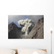Ash Cloud Rises from Wall Decal Design 11
