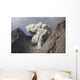 Ash Cloud Rises from Wall Decal Design 11