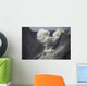 Ash Cloud Rises from Wall Decal Design 10