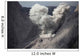 Ash Cloud Rises from Wall Decal Design 10