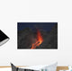 Strombolian Type Eruption Batu Wall Decal Design 4