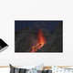 Strombolian Type Eruption Batu Wall Decal Design 4