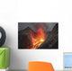 Strombolian Type Eruption Batu Wall Decal Design 3
