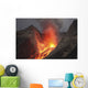 Strombolian Type Eruption Batu Wall Decal Design 3