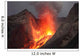 Strombolian Type Eruption Batu Wall Decal Design 3