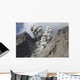 Ash Cloud Rises from Wall Decal Design 9