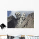 Ash Cloud Rises from Wall Decal Design 9