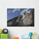 Ash Cloud Rises from Wall Decal Design 8
