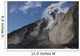 Ash Cloud Rises from Wall Decal Design 8