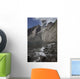 Ash Cloud Rises from Wall Decal Design 6