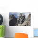 Ash Cloud Rises from Wall Decal Design 5