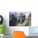 Ash Cloud Rises from Wall Decal Design 5