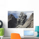 Ash Cloud Rises from Wall Decal Design 5