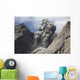 Ash Cloud Rises from Wall Decal Design 5