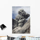 Ash Cloud Rises from Wall Decal Design 4